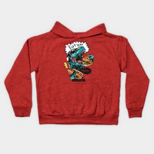 Hungry T-Rex Feast: Embrace the Appetite Kids Hoodie